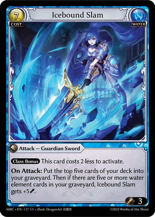 Icebound Slam (117) [Mercurial Heart] Foil