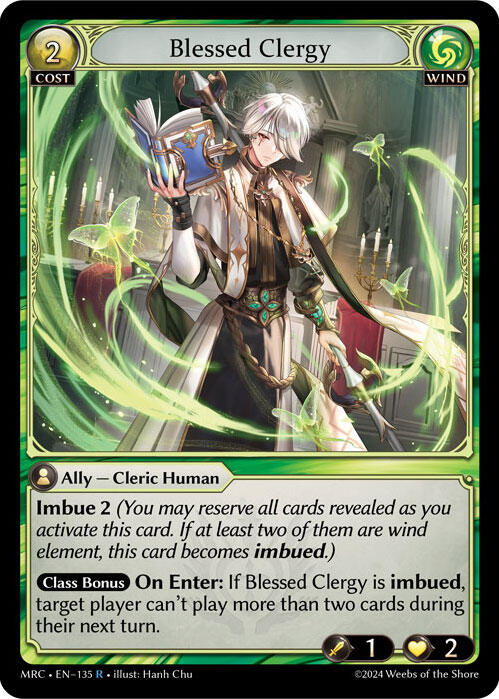 Blessed Clergy (135) [Mercurial Heart] Foil