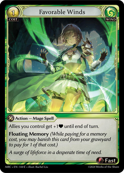 Favorable Winds (144) [Mercurial Heart] Foil