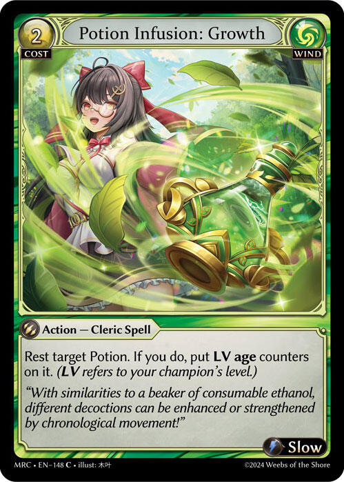 Potion Infusion: Growth (148) [Mercurial Heart] Foil