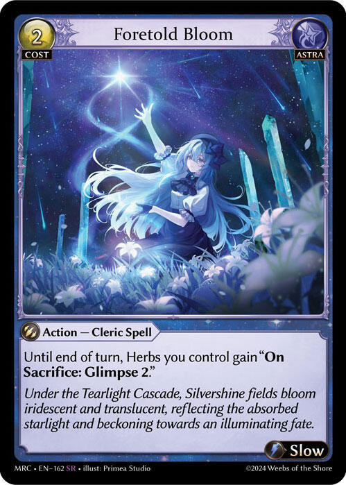 Foretold Bloom (162) [Mercurial Heart] Foil