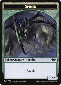 Spider // Spirit Double-Sided Token [Modern Horizons Tokens] | Silver Goblin