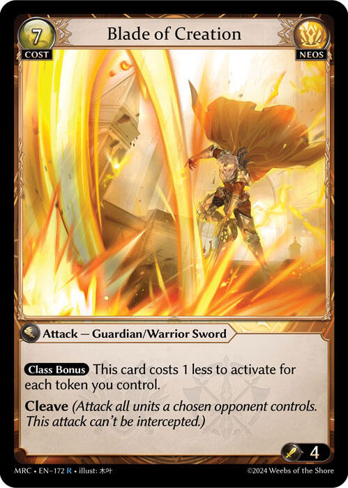 Blade of Creation (172) [Mercurial Heart] Foil