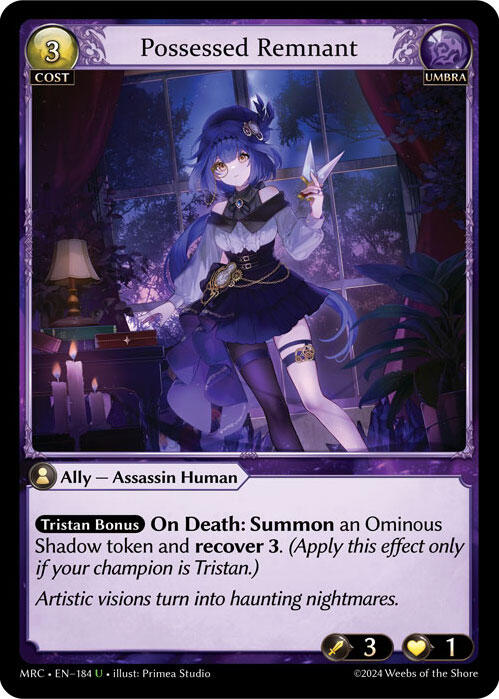 Possessed Remnant (184) [Mercurial Heart] Foil