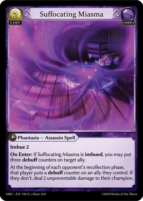 Suffocating Miasma (190) [Mercurial Heart] Foil