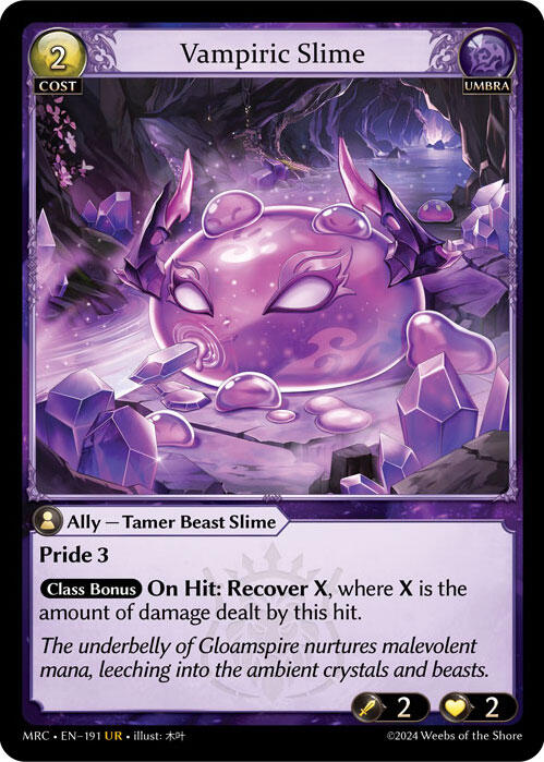 Vampiric Slime (191) [Mercurial Heart] Foil