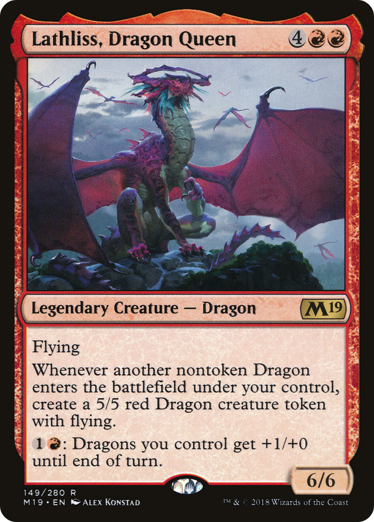 Lathliss, Dragon Queen (149) Foil - Core Set 2019