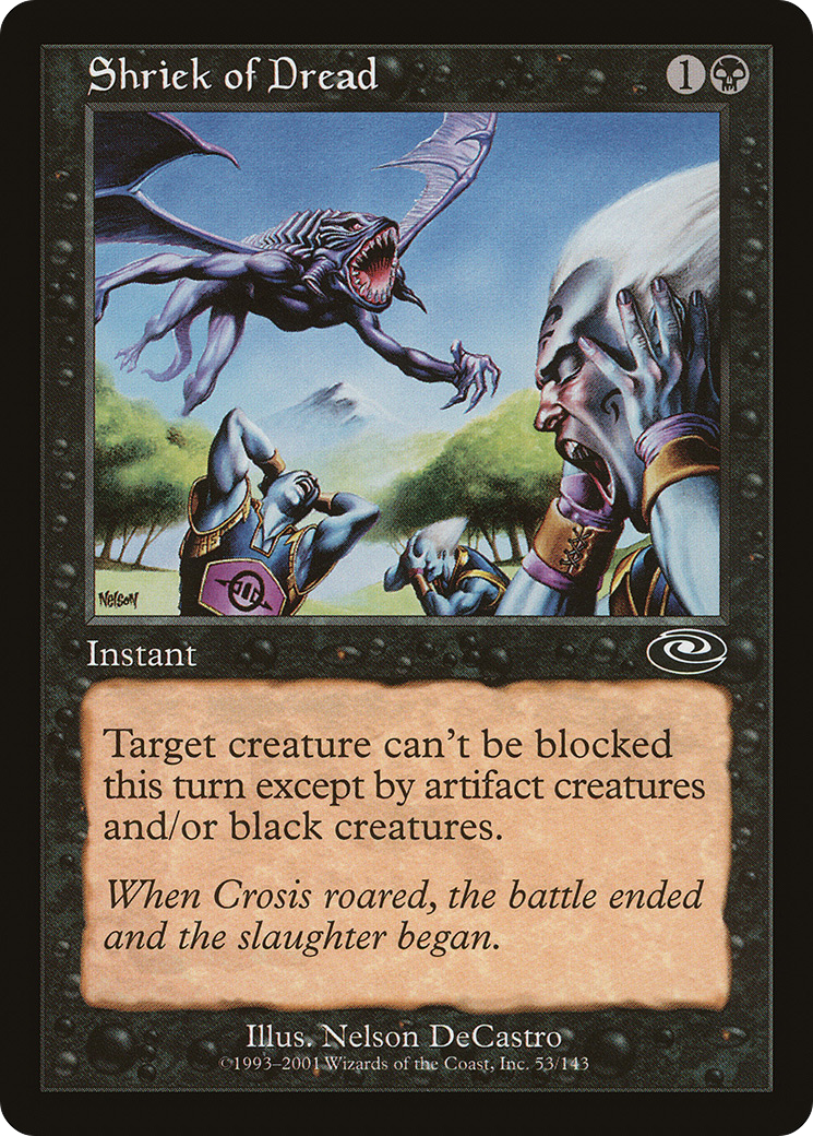Shriek of Dread [Planeshift] Foil