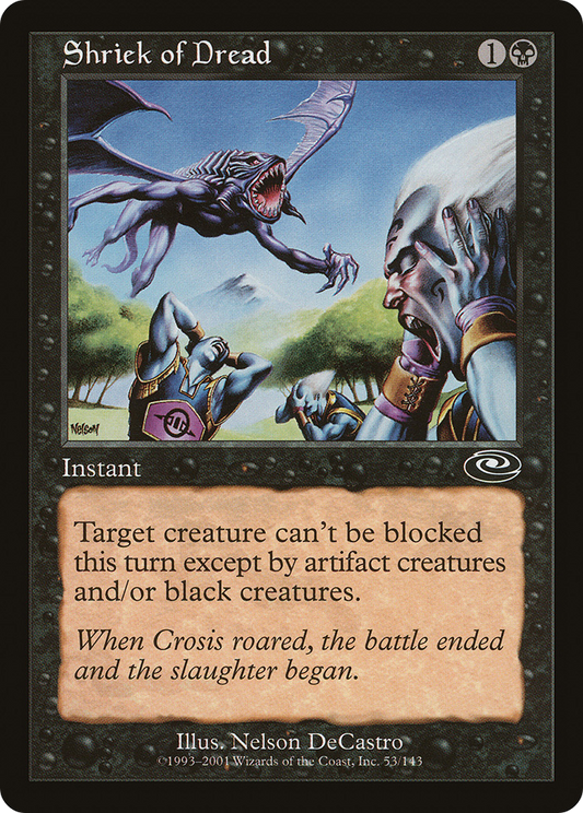 Shriek of Dread [Planeshift] Foil