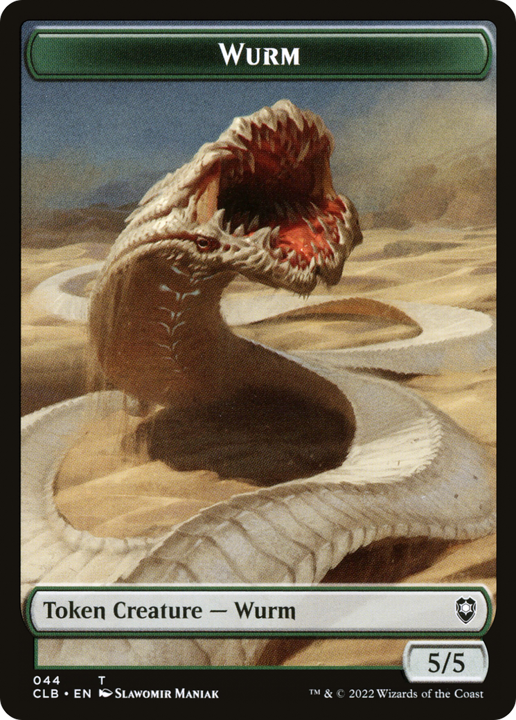 Wurm (044) - Battle for Baldur's Gate Tokens