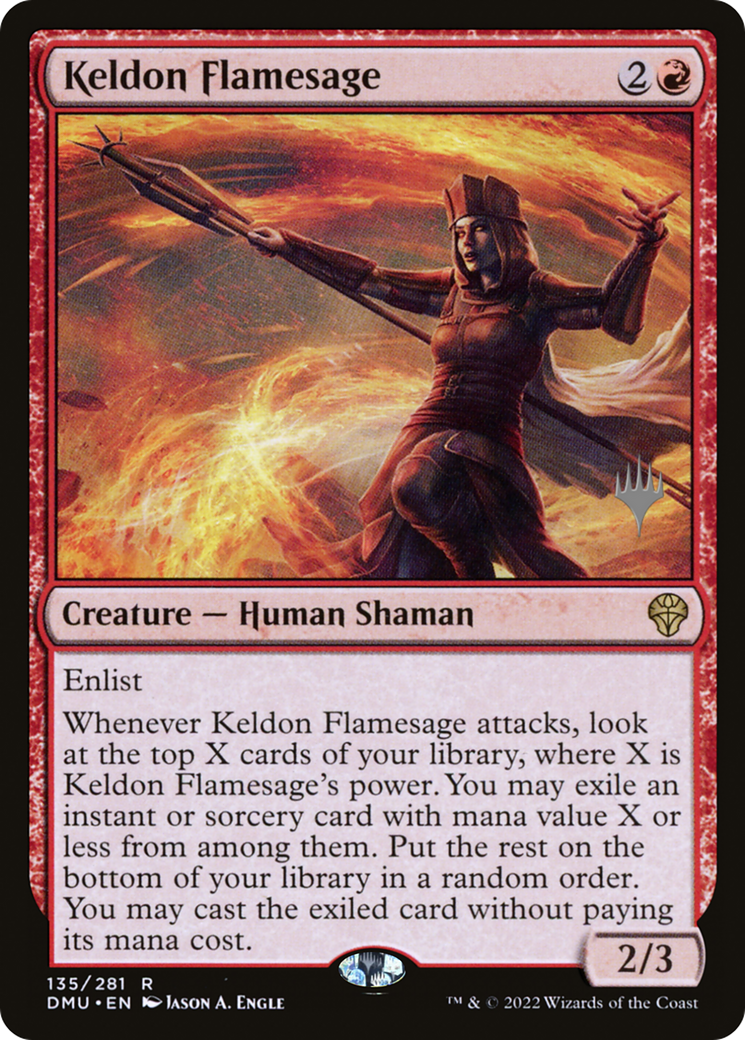 Keldon Flamesage (Promo Pack) [Dominaria United Promos] | Silver Goblin