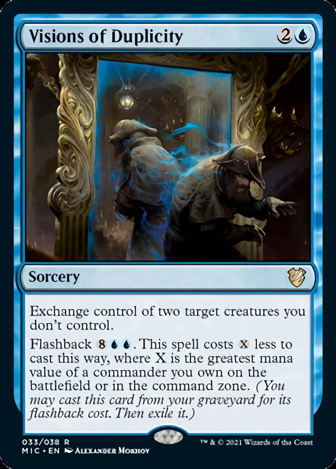 Visions of Duplicity [Innistrad: Midnight Hunt Commander] | Silver Goblin