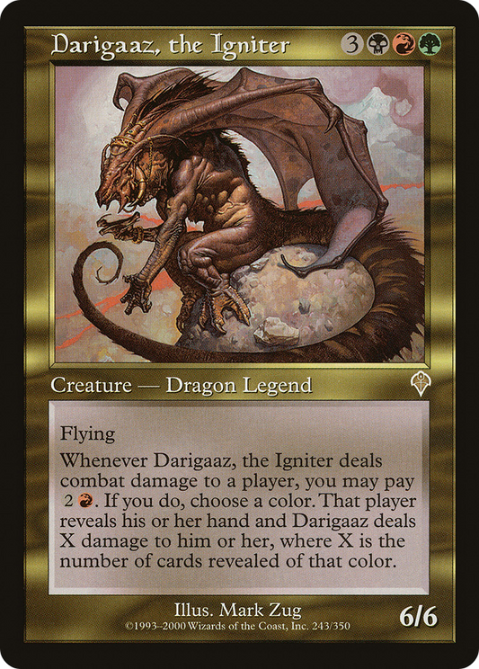 Darigaaz, the Igniter [Invasion] Foil