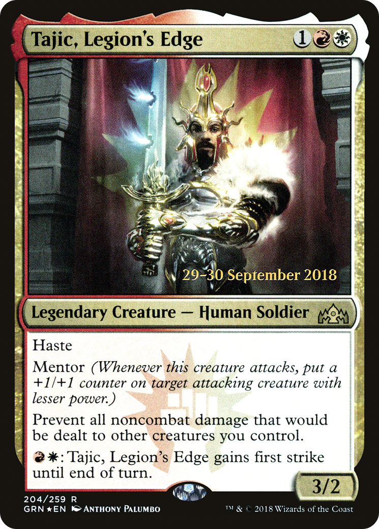 Tajic, Legion's Edge [Guilds of Ravnica Prerelease Promos] | Silver Goblin