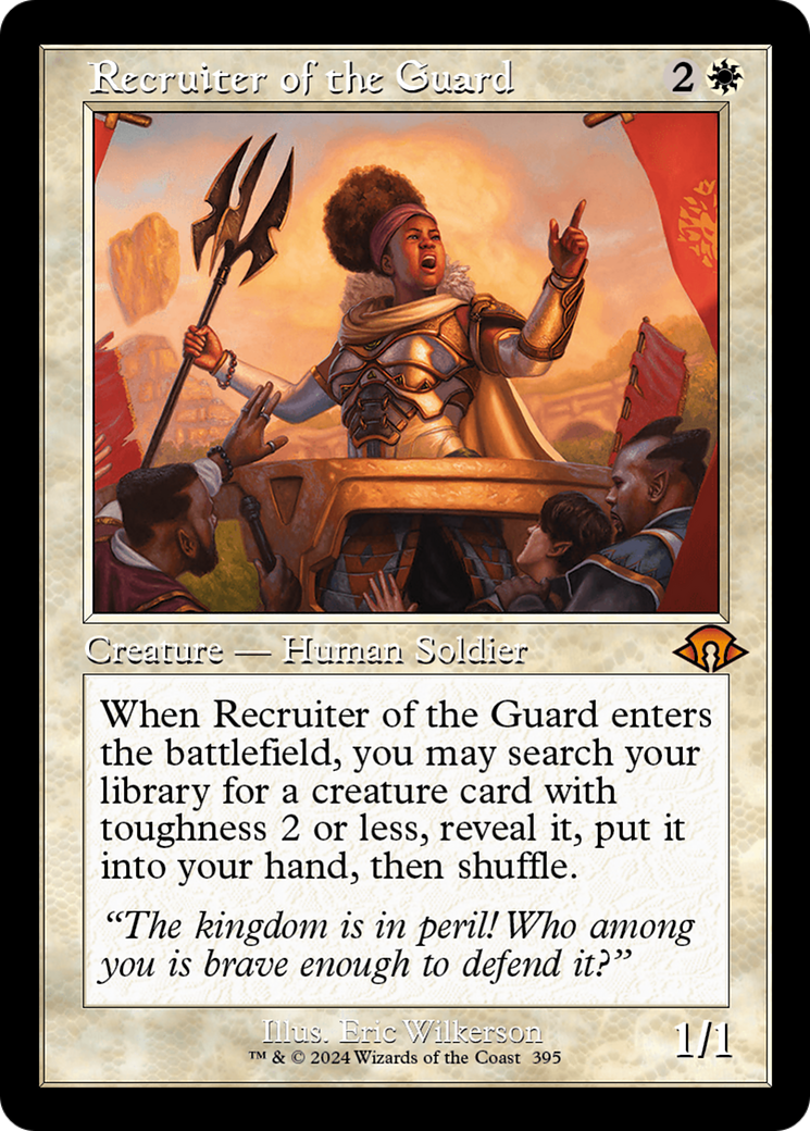Recruiter of the Guard (Retro) [Modern Horizons 3] | Silver Goblin
