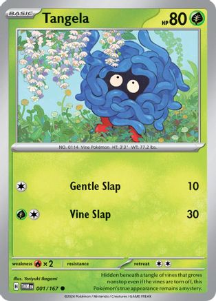 Tangela (001/167) [Scarlet & Violet: Twilight Masquerade] Reverse Holofoil