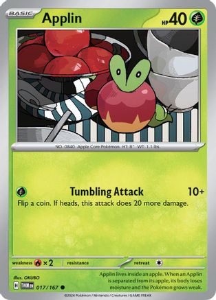 Applin (017/167) [Scarlet & Violet: Twilight Masquerade] Reverse Holofoil