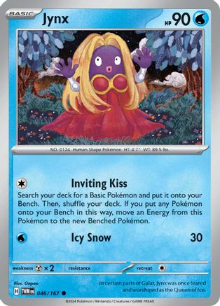 Jynx (046/167) [Scarlet & Violet: Twilight Masquerade] Reverse Holofoil