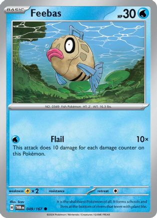 Feebas (049/167) [Scarlet & Violet: Twilight Masquerade] Reverse Holofoil