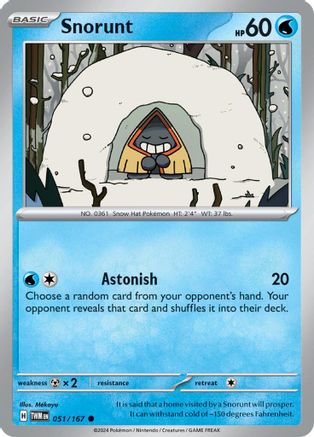 Snorunt (051/167) [Scarlet & Violet: Twilight Masquerade] Reverse Holofoil
