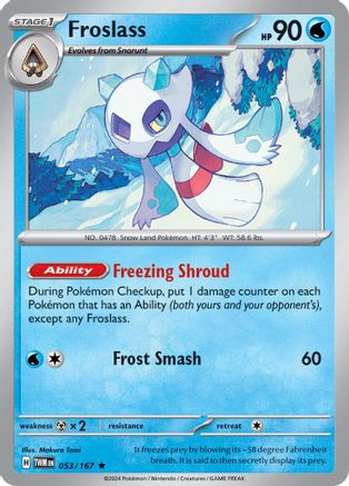 Froslass (053/167) [Scarlet & Violet: Twilight Masquerade] Reverse Holofoil