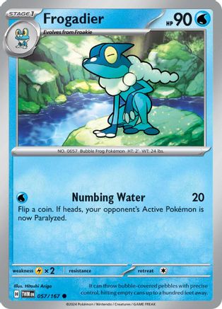 Frogadier (057/167) [Scarlet & Violet: Twilight Masquerade] Reverse Holofoil