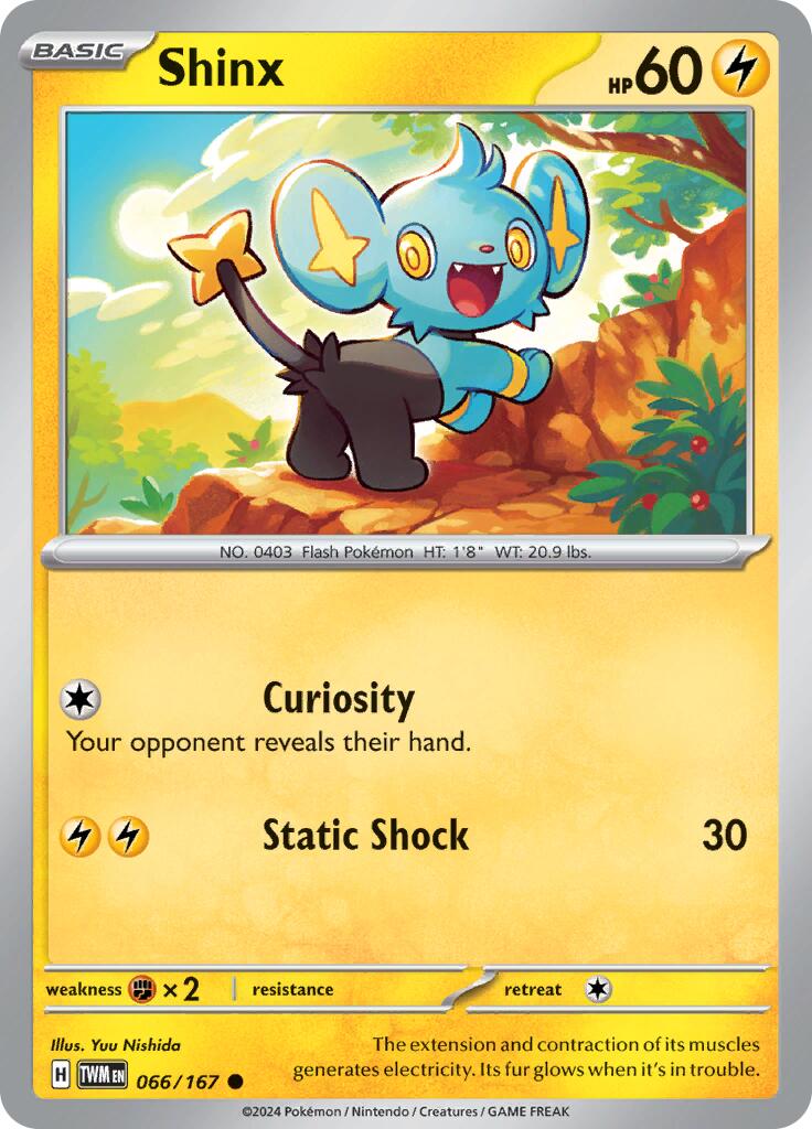 Shinx (066/167) [Scarlet & Violet: Twilight Masquerade] | Silver Goblin