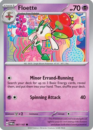 Floette (087/167) [Scarlet & Violet: Twilight Masquerade] Reverse Holofoil