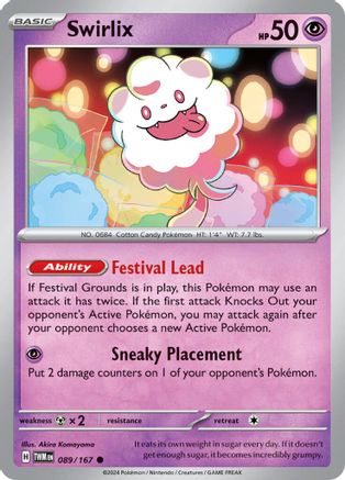 Swirlix (089/167) [Scarlet & Violet: Twilight Masquerade] | Silver Goblin