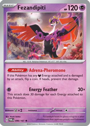 Fezandipiti (096/167) [Scarlet & Violet: Twilight Masquerade] Reverse Holofoil