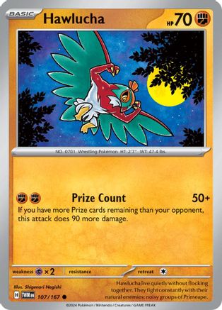 Hawlucha (107/167) [Scarlet & Violet: Twilight Masquerade] Reverse Holofoil