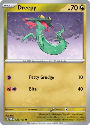 Dreepy (128/167) [Scarlet & Violet: Twilight Masquerade] Reverse Holofoil
