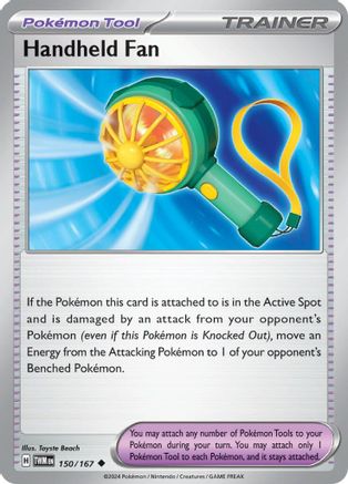 Handheld Fan (150/167) [Scarlet & Violet: Twilight Masquerade] Reverse Holofoil