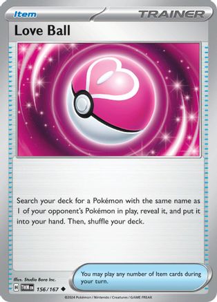 Love Ball (156/167) [Scarlet & Violet: Twilight Masquerade] Reverse Holofoil