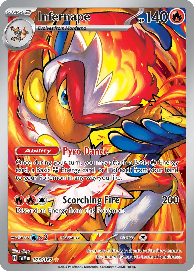 Infernape (173/167) [Scarlet & Violet: Twilight Masquerade] | Silver Goblin