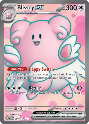 Blissey ex (201/167) [Scarlet & Violet: Twilight Masquerade] | Silver Goblin