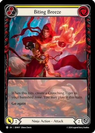Biting Breeze (Yellow) (ZEN017) - Blitz Deck: Part the Mistveil - Zen
