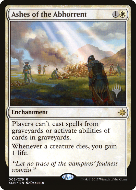 Ashes of the Abhorrent (Promo Pack) [Ixalan Promos] Foil