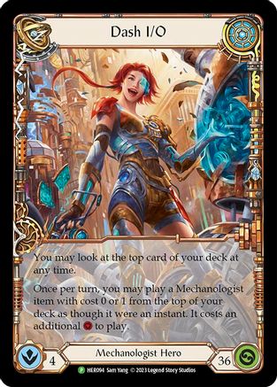 Dash I/O (HER094) Rainbow Foil - FaB Promos