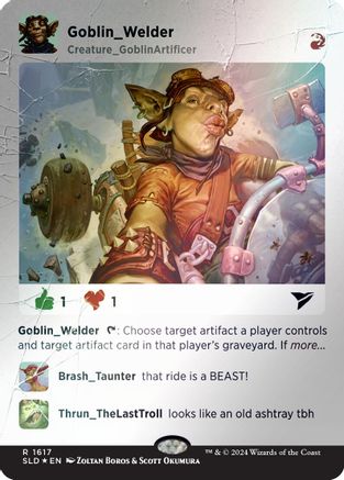Goblin Welder (1617) Foil - Secret Lair Drop Series