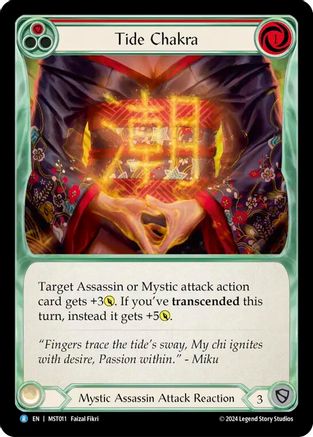 Tide Chakra (Red) (MST011) Rainbow Foil - Part the Mistveil