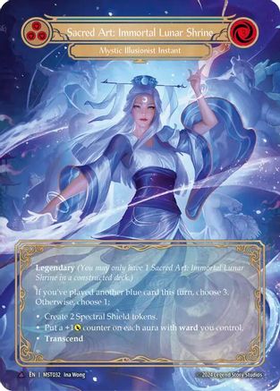 Sacred Art: Immortal Lunar Shrine // Inner Chi (Marvel) Cold Foil (MST032) - Part the Mistveil | Silver Goblin