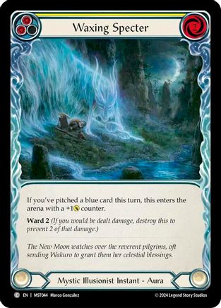 Waxing Specter (Yellow) (MST044) Rainbow Foil - Part the Mistveil