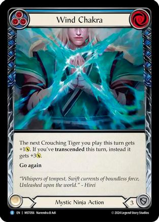 Wind Chakra (Blue) Rainbow Foil (MST056) - Part the Mistveil