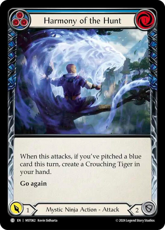 Harmony of the Hunt (Blue) Rainbow Foil (MST062) - Part the Mistveil