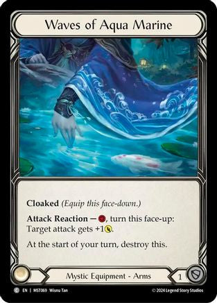 Waves of Aqua Marine (MST069) Cold Foil - Part the Mistveil