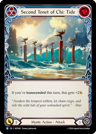 Second Tenet of Chi: Tide Rainbow Foil (MST082) - Part the Mistveil