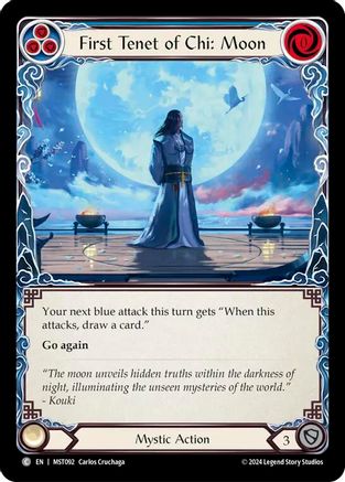 First Tenet of Chi: Moon Rainbow Foil (MST092) - Part the Mistveil | Silver Goblin