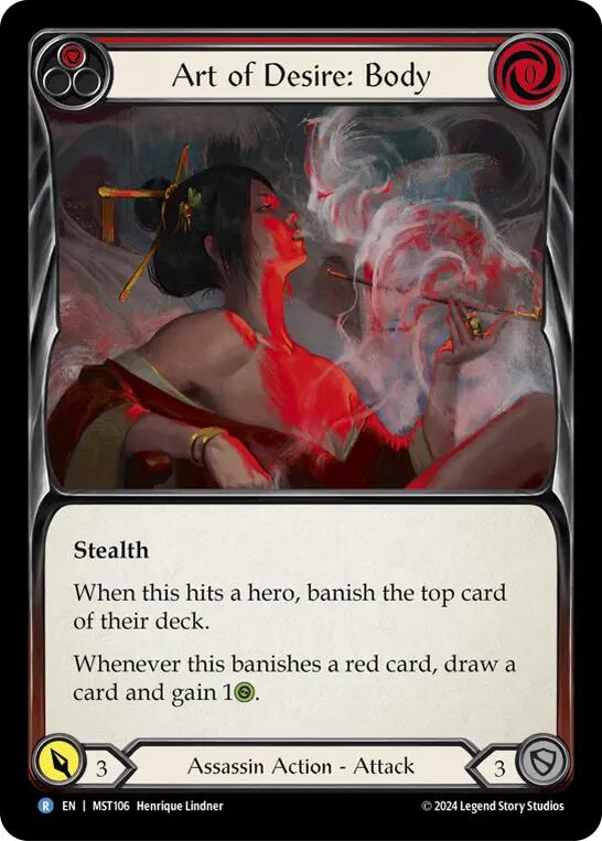 Art of Desire: Body (Red) [MST106] (Part the Mistveil)  Rainbow Foil | Silver Goblin