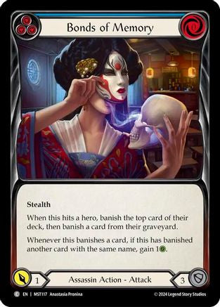 Bonds of Memory (Blue) (MST117) Rainbow Foil - Part the Mistveil